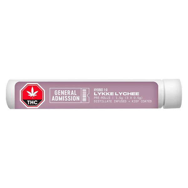 General Admission - Lykke Lychee Distillate Infused Pre-Roll image 2