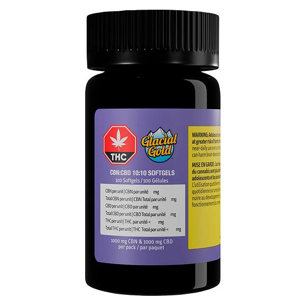 Glacial Gold - CBN:CBD 10:10 Softgels image 2