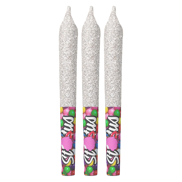 Status - Bubble Bubble Fruity Sweetness Liquid Diamond Infused & Diamond Coated Pre Roll