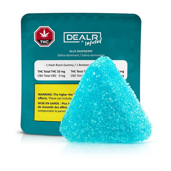 DEALR Infused - Blue Raspberry Hash Rosin Gummies