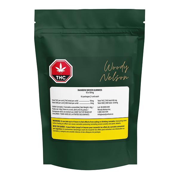 Woody Nelson - Rainbow Driver Cured Resin Infused Gummies Multi