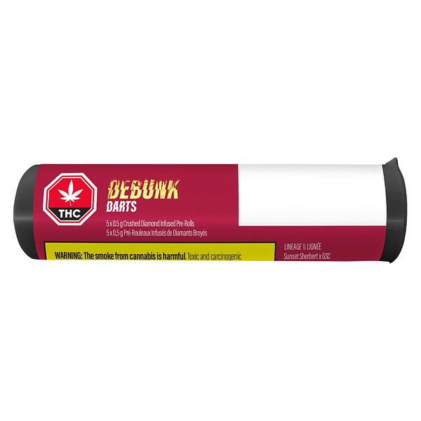 DEBUNK - Darts - Lemon Cherry Glto Crushed Diamond Infused Pre Roll image 2
