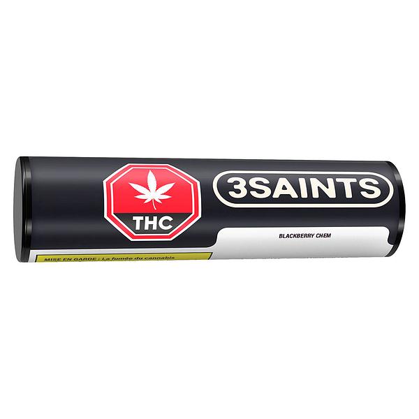 3Saints - Blackberry Chem Pre-Rolls