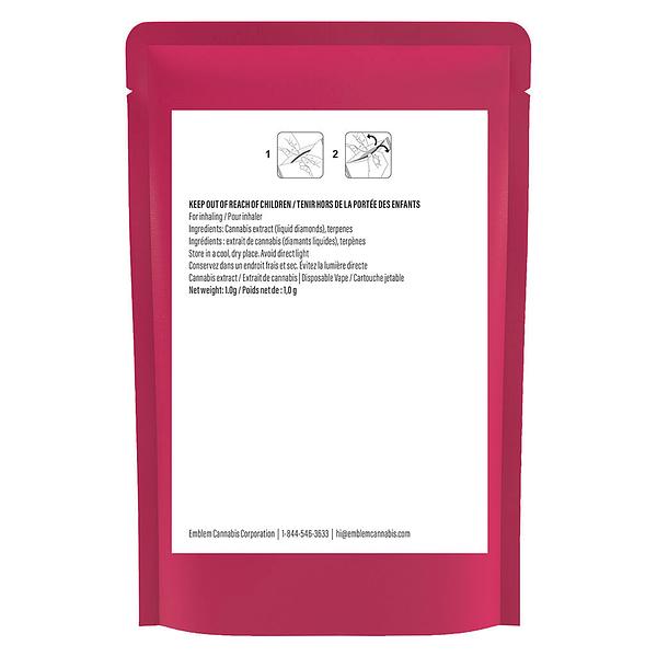 Flava - Raspberry Rush Liquid Diamond 510 Thread Cartridge