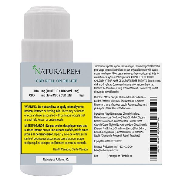 Naturalrem - Cbd Roll On Relief image 3