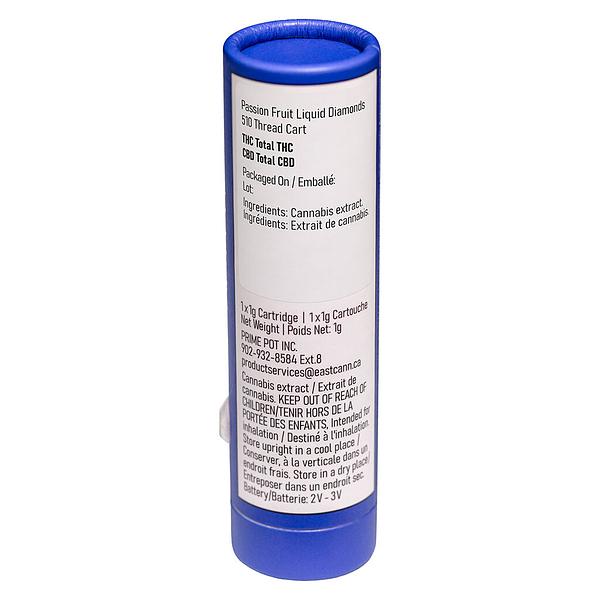 EastCann - Passion Fruit Liquid Diamonds 510 Thread Cartridge