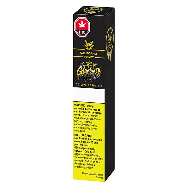 California Honey - 100% Live Resin AIO - Glueberry OG