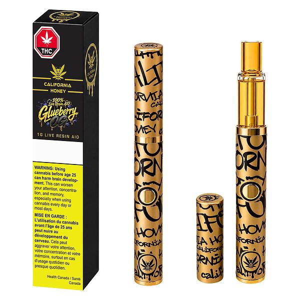 California Honey - 100% Live Resin AIO - Glueberry OG