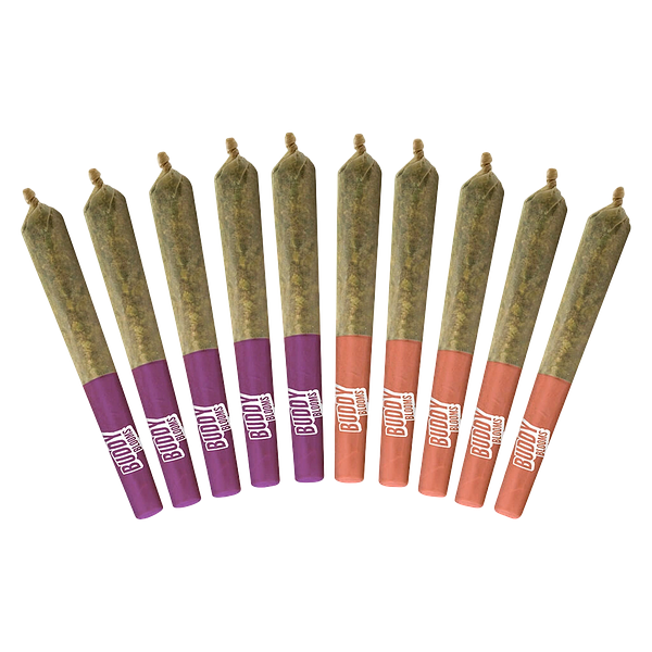 Buddy Blooms - Purple Haze & Strawberry OG Best Buds Mix'd Pre Roll