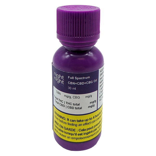 NightNight - Full Spectrum Cbn+Cbd+Cbg Oil