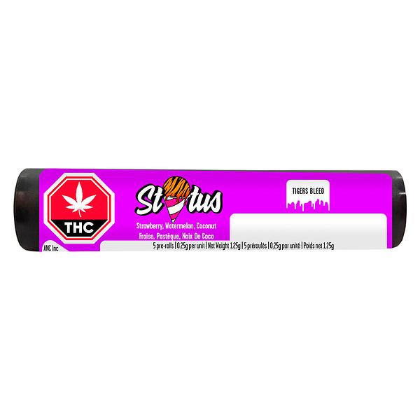 Status - Tigers Bleed Liquid Diamond Infused Kief Coated Pre Roll image 2