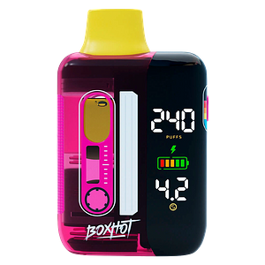 BOXHOT - Strawberry Slammer Liquid Diamond Charged All-in-One Vape