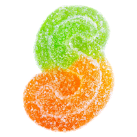 SOURZ by Spinach - Caramel Green Apple Fully Blasted Gummies