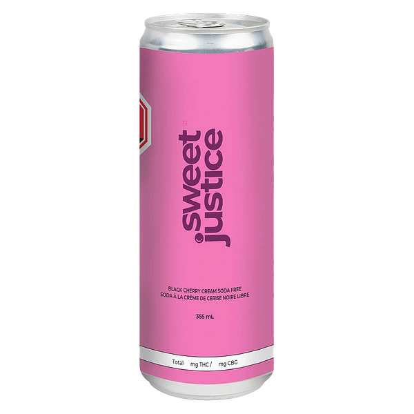 Sweet Justice - Black Cherry Cream Soda Free 10thc + 10 Cbg