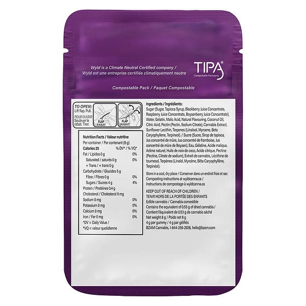 Wyld - Real Fruit Boysenberry 2:1:1 Cbd:Thc:Cbn image 3