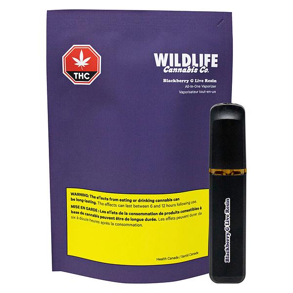 Wildlife Cannabis Co. - Live Resin Blackberry Gelato Vape image 4