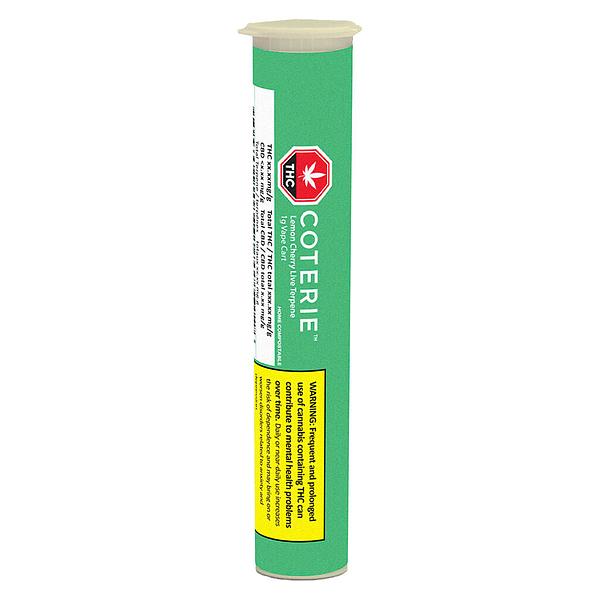 Coterie - Lemon Cherry Gelato Live Terpene 510 Thread Cartridge image 2