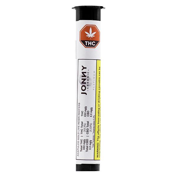 Jonny Chronic - Acapulco Gold Live Resin Reefers Pre Roll image 2
