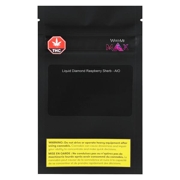 Weed Me Max - Liquid Diamond Raspberry Sherb - AIO image 2