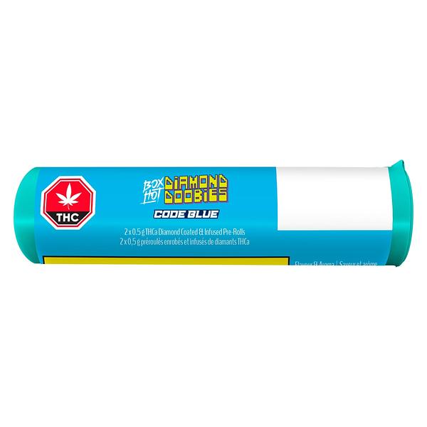 BOXHOT - Diamond Doobies - Code Blue Infused Pre-Roll  image 2