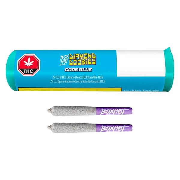 BOXHOT - Diamond Doobies - Code Blue Infused Pre-Roll  image 4