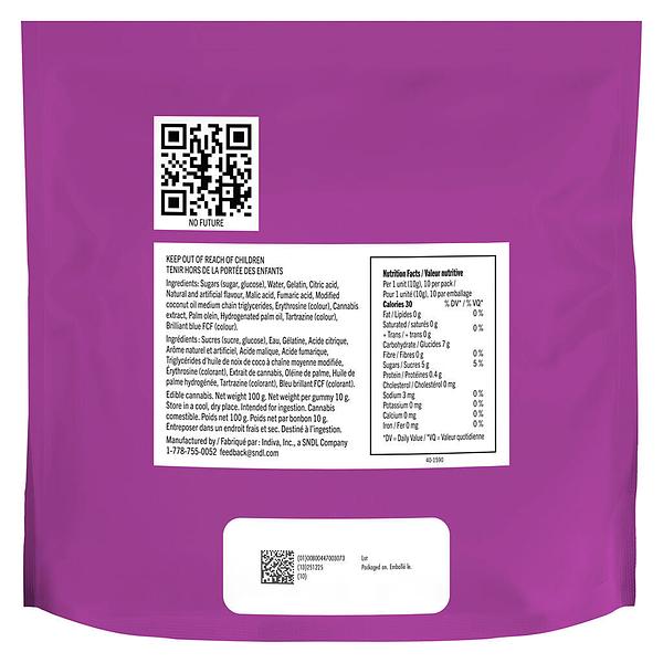 No Future - 10X The Madness: The Red One Indica THC Gummies image 3