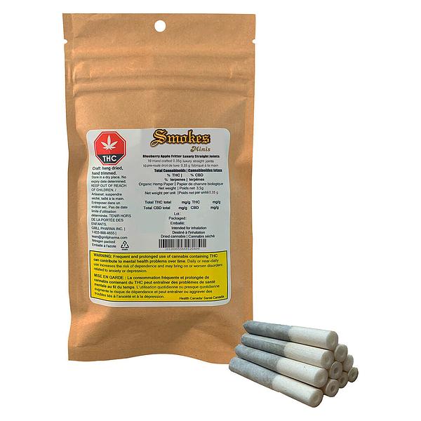 Smokes Minis - Blueberry Apple Fritter - Luxury Straight Joints image 4