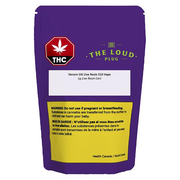 The Loud Plug - Venom Og Live Resin 510 Thread Cartridge image 2