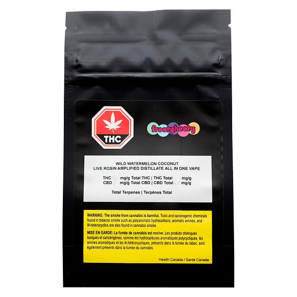 Frootyhooty - Wild Watermelon Coconut Live Rosin + Disty Disposable Vape image 1