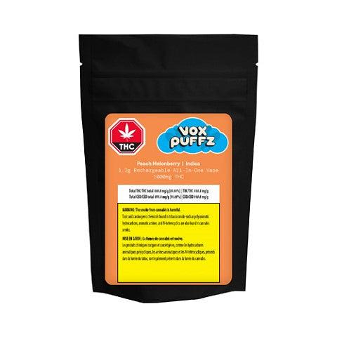 VoxPuffz - Peach Melonberry Rechargeable All-in-One Vape
