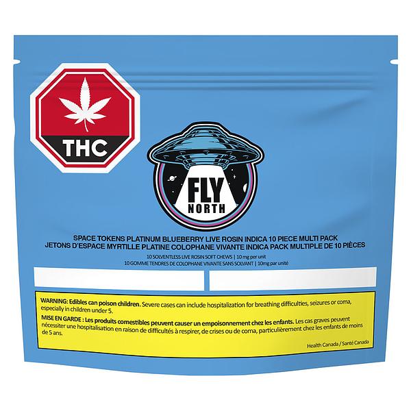 Fly North - Space Tokens Platinum Blueberry Live Rosin Indica Multi Pack image 2