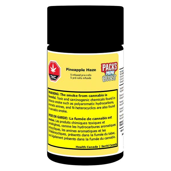 Packs - Mini Burst Pineapple Haze Infused Pre-Roll image 2