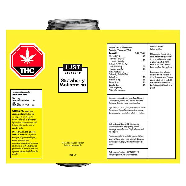 Just Seltzers - Strawberry Watermelon image 2