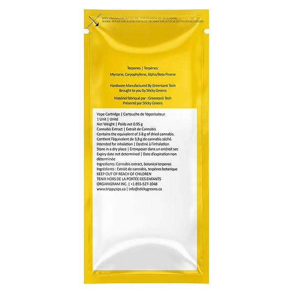 Trippy Sips - Flyin’ Hawaiian - Liquid Diamond Blend 510 Thread Cartridge image 3