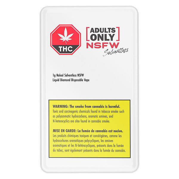 Adults Only - Naked Solventless NSFW Liquid Diamond Disposable Vape image 2