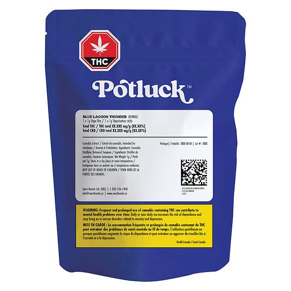 Potluck - Blue Lagoon Thunder Disposable Pen image 2