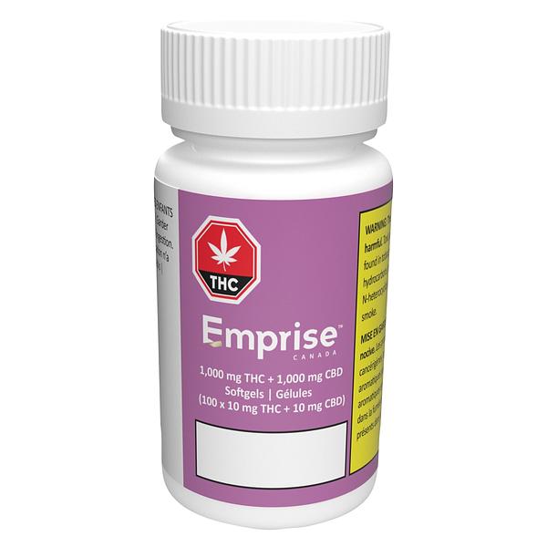 Emprise Canada - 1000 Thc + 1000 Cbd Softgels image 2