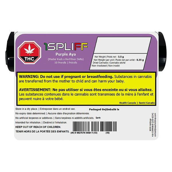 1Spliff - Purple Aya Pre Roll image 5
