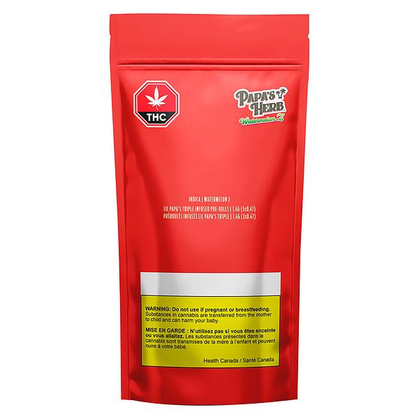 Papa's Herb - Lil Papa's - Triple Infused Watermelon Pre-Roll image 2