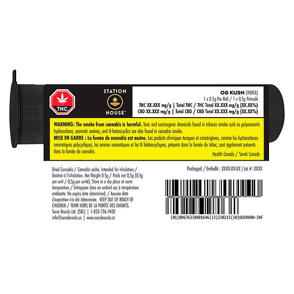 Station House - Og Kush Pre Roll image 4