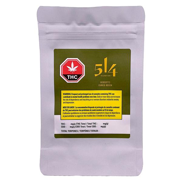 514 - Villeray Vape - Biscotti Cured Rosin 510 Thread Cartridge image 2