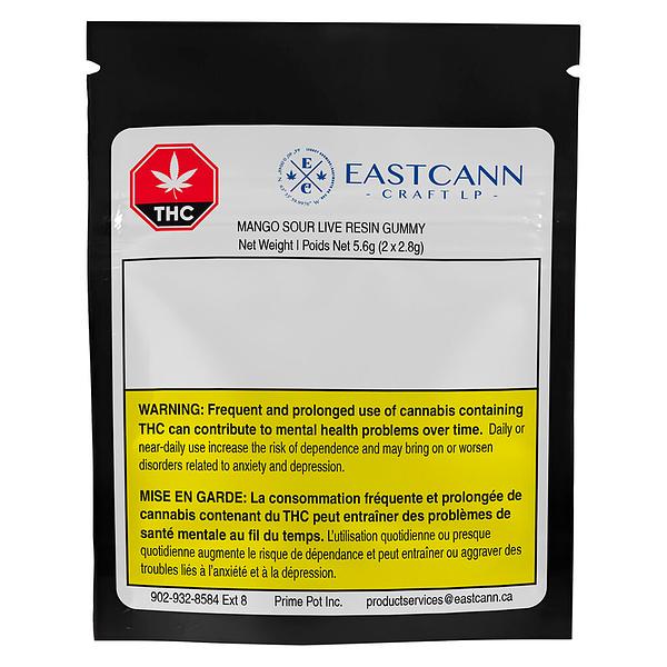 EastCann - Mango Sour Live Resin Gummy image 2