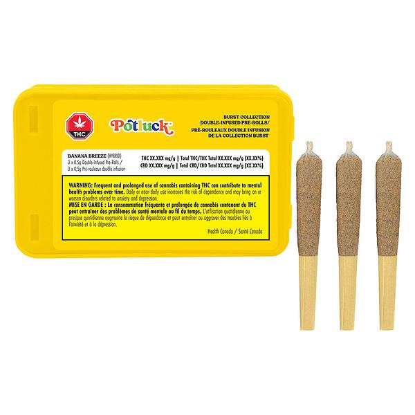 Potluck - Banana Breeze Infused Pre-Roll image 5