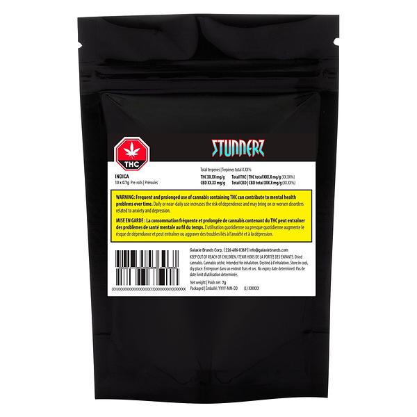 Stunnerz Str8z - Indica Pre Roll image 2