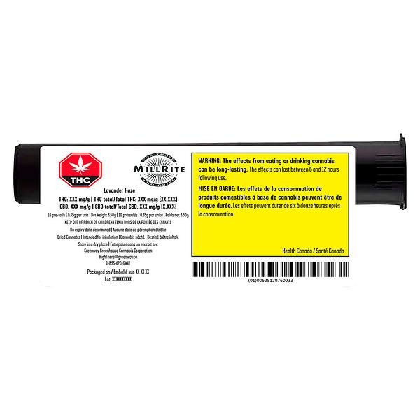 Mill Rite - Lavender Haze Pre-Roll image 7