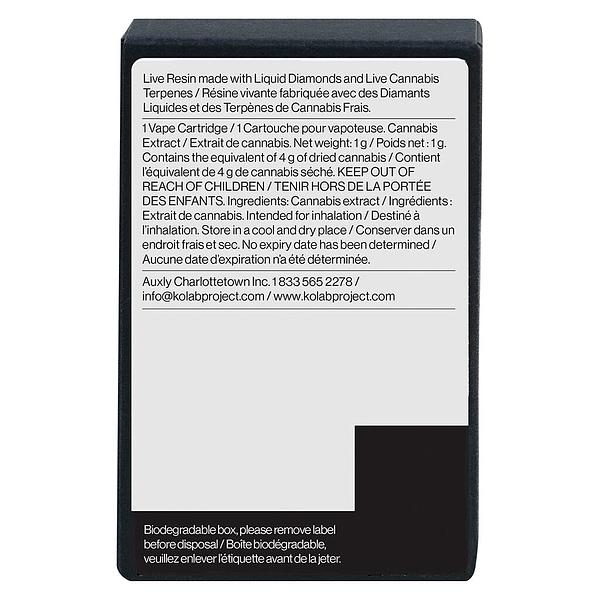 Kolab Project - Liquid Live Resin 510 Thread Cartridge image 3