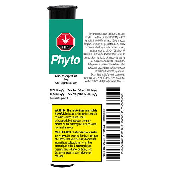 Phyto Extractions - Grape Stomper 510 Thread Cartridge image 3