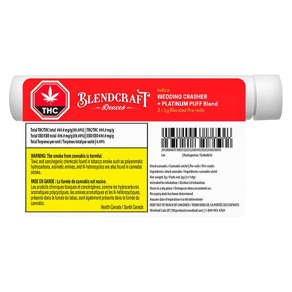 Blendcraft - Deuces Indica Pre-Roll image 3