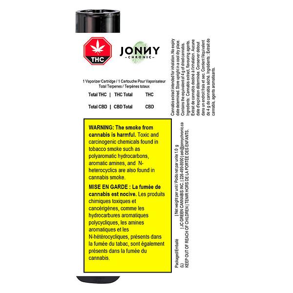 Jonny Chronic - Northern Lights Liquid Diamonds 510 Thread Cartridge image 3