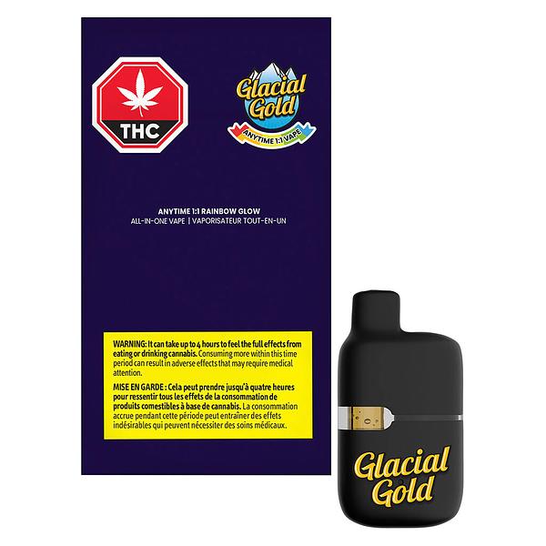Glacial Gold - Anytime 1:1 Rainbow Glow All In One Vape image 4